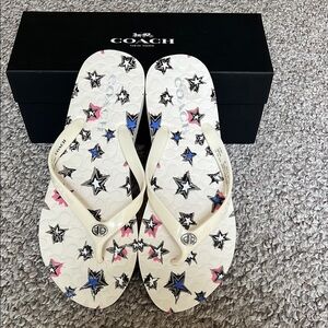 COACH Abbigail White Size 8